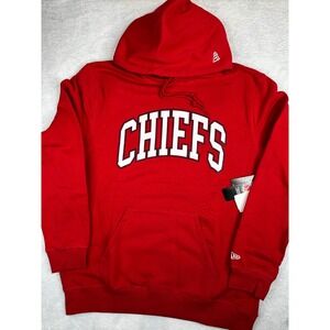 New Era Kansas City Chiefs Red Pullover Hoodie Mens LG NFL Arrowhead Logo